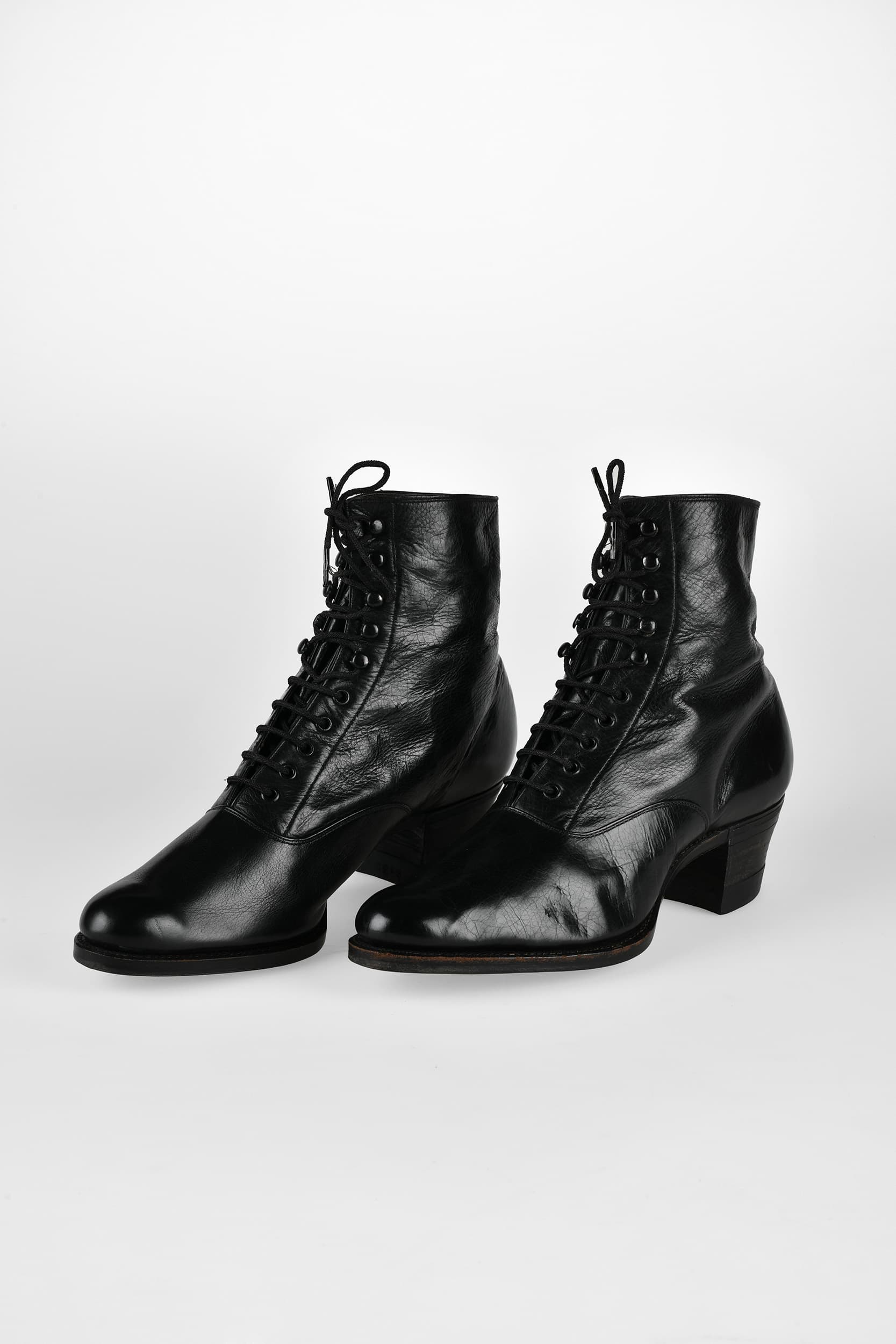Boots of a nurse’s uniform