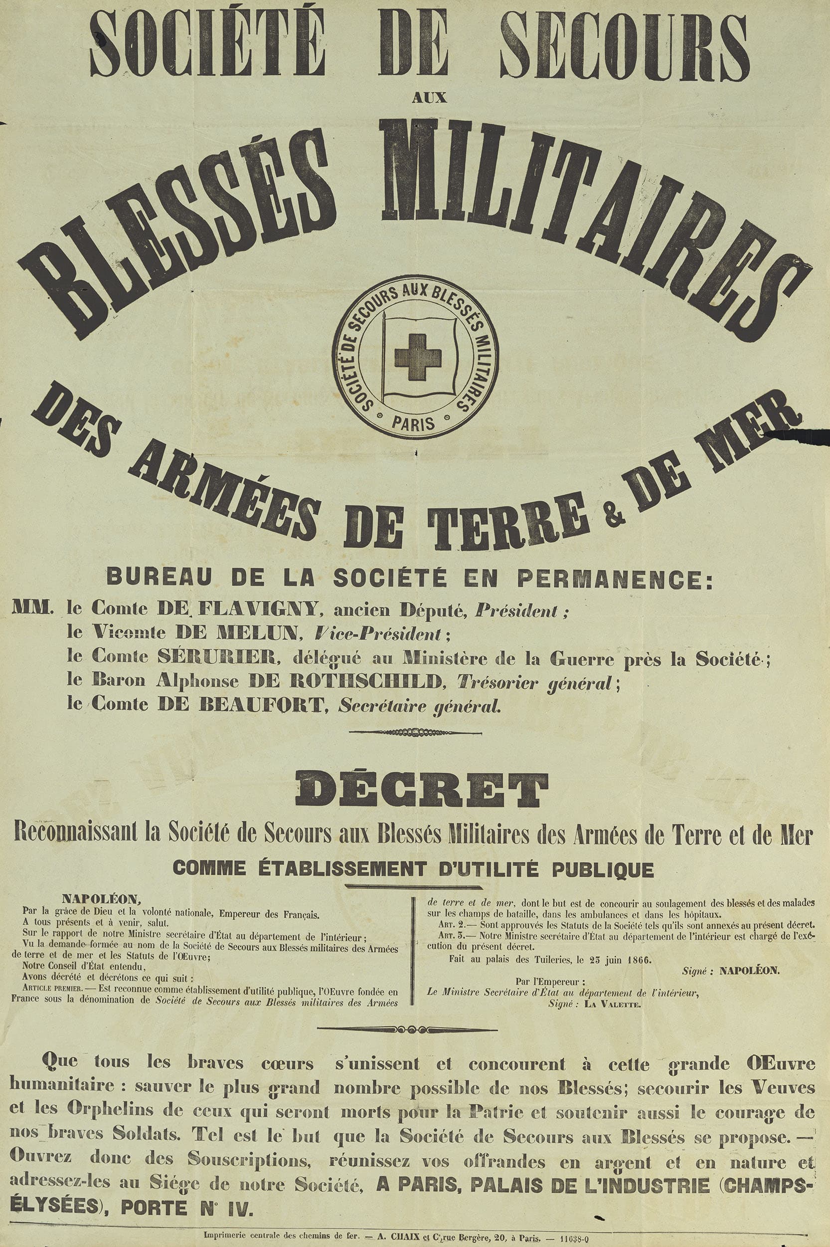 French Society for the Relief of Military Wounded of the Army and Navy
