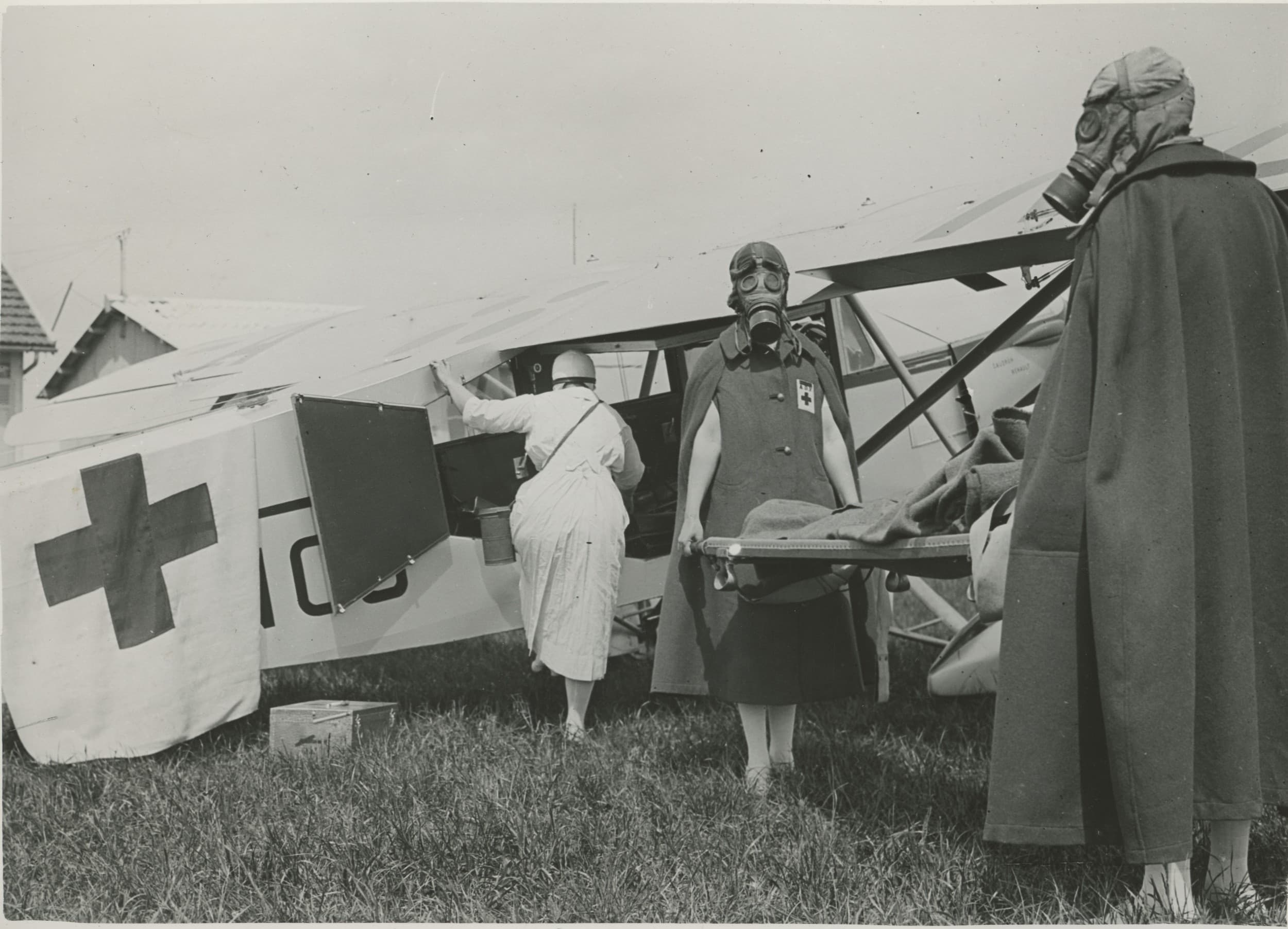 Air ambulances and passive defence