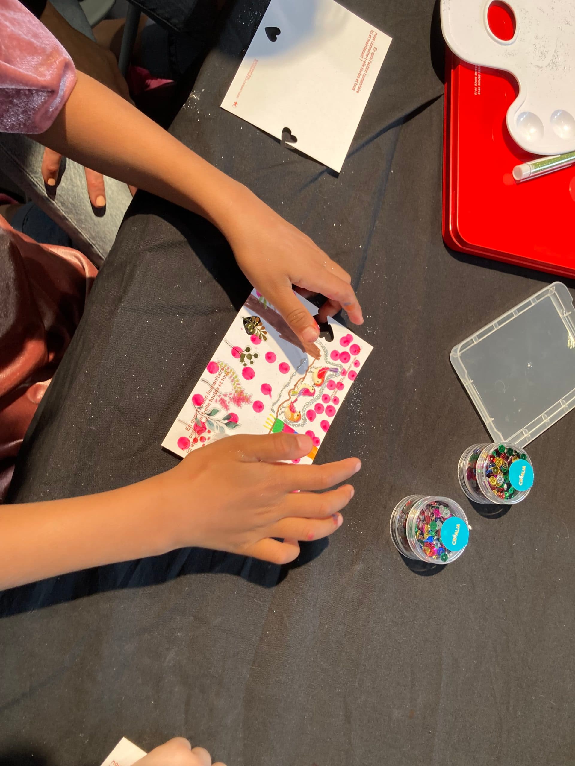 Guided tour and postcards workshop