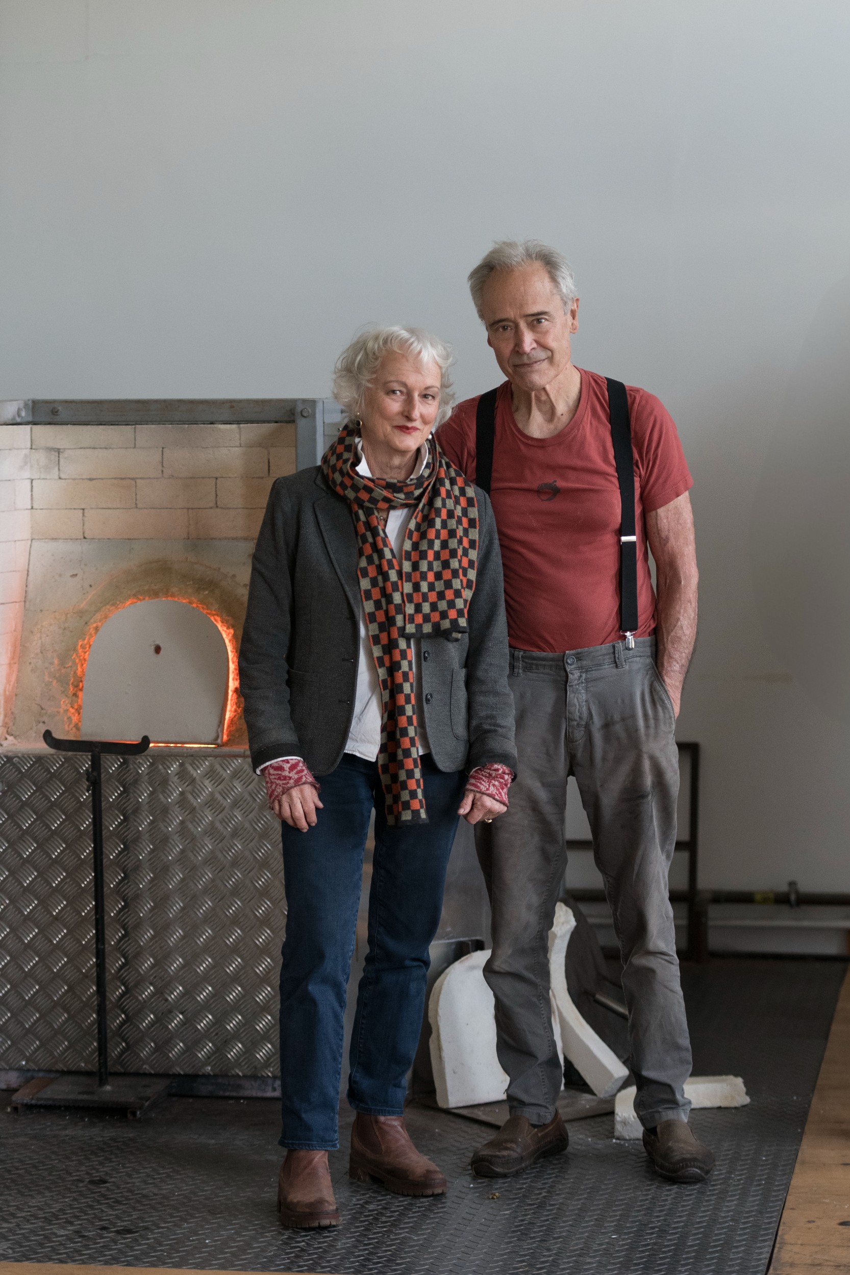 Portrait of the artists Monica Guggisberg and Philip Baldwin ©Alex Ramsay